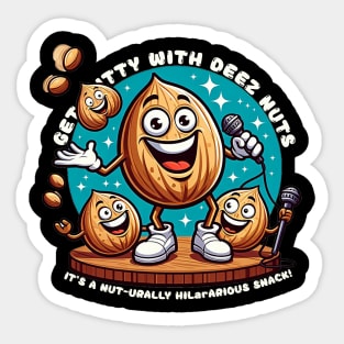 nutty comedy Sticker